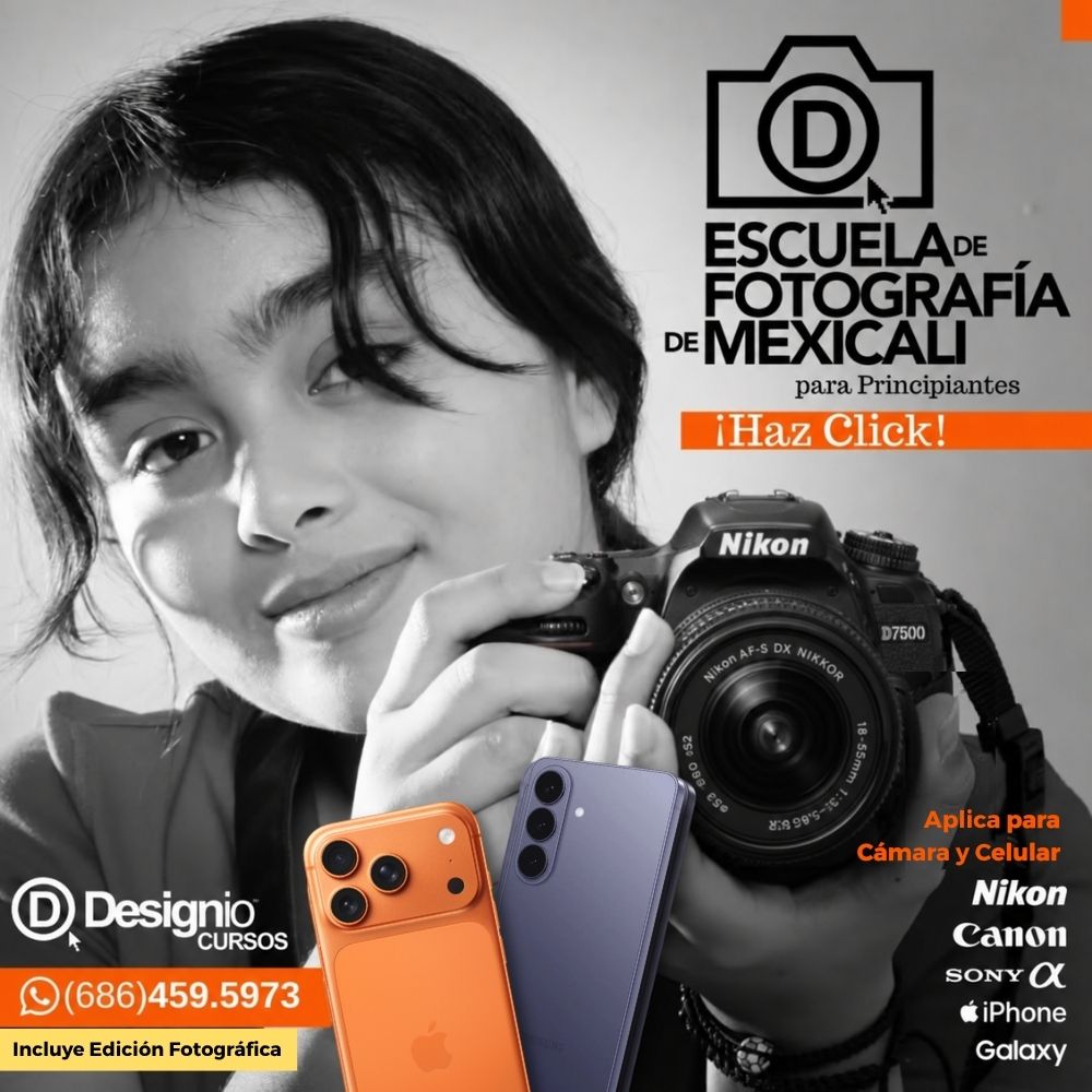 Curso de Fotografía Profesional Designio Mexicali